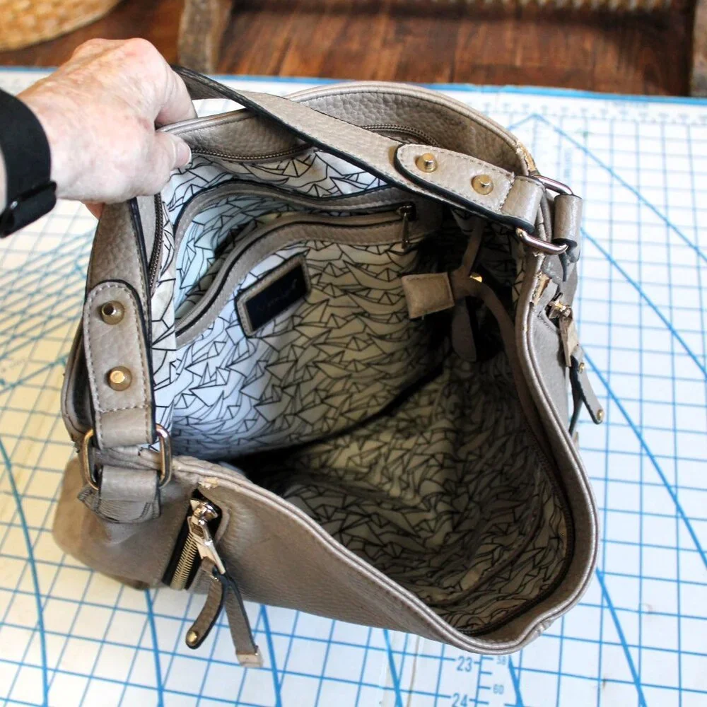Moda Luxe Taupe Hobo Bag